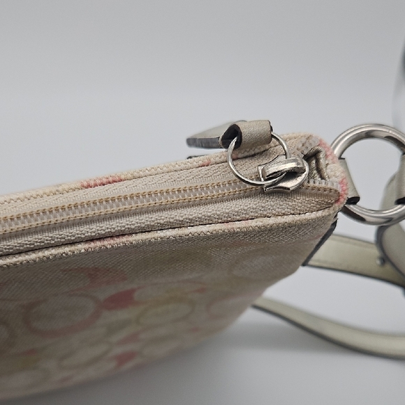 Coach Beige and Pink Patterned Crossbody Bag - Picture 5 of 6